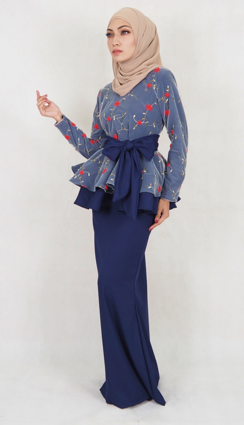SW5030 Baju Kurung (Plus Size) Navy