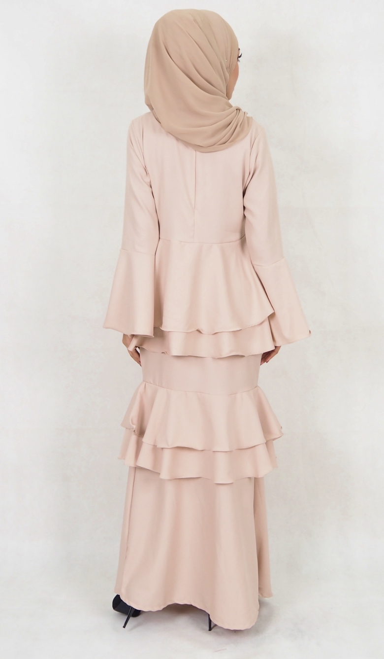 SW5031 Baju Kurung (Plus Size) Cream