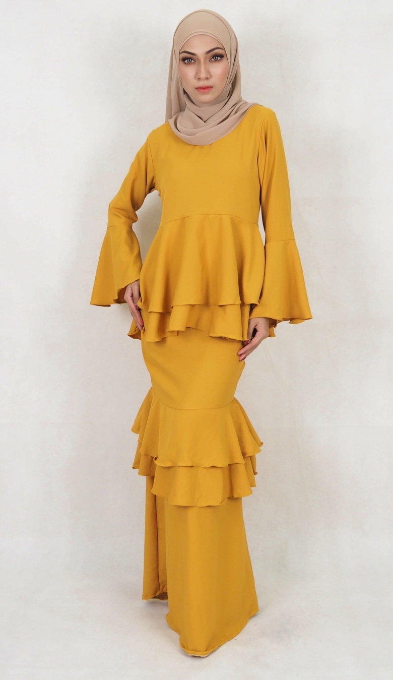 SW5031 Baju Kurung (Plus Size) Mustard