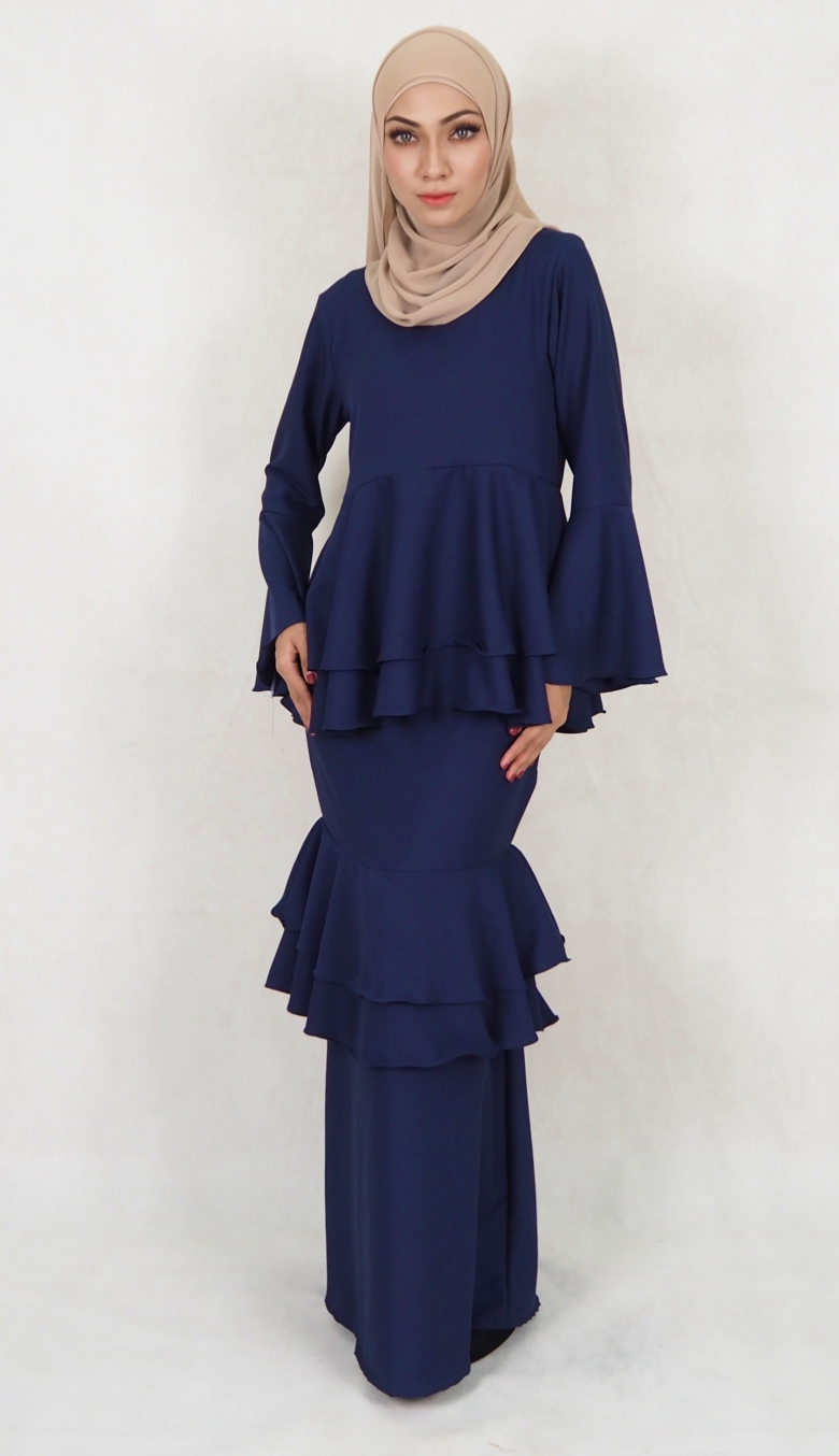 SW5031 Baju Kurung (Plus Size) Navy