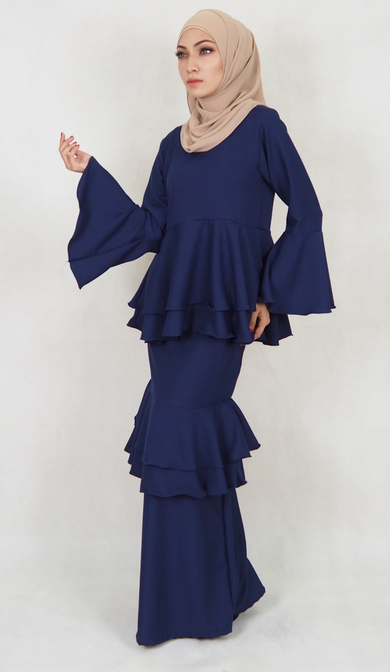 SW5031 Baju Kurung (Plus Size) Navy
