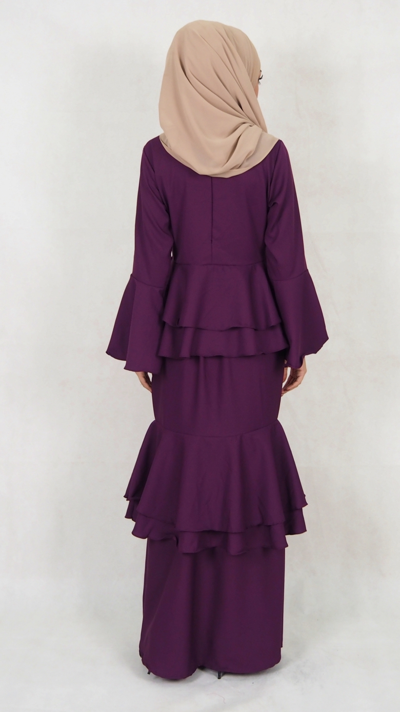 SW5031 Baju Kurung (Plus Size) Purple
