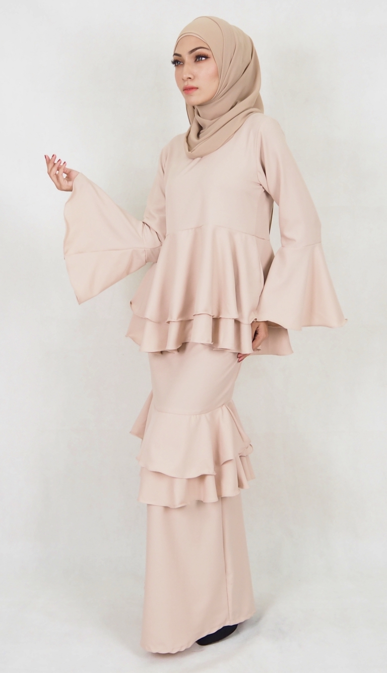 SW5032 Baju Kurung (Plus Size) Cream