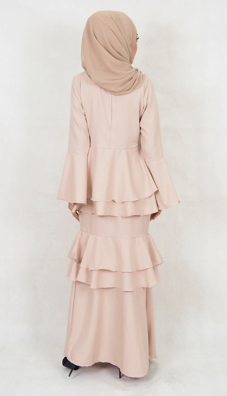 SW5032 Baju Kurung (Plus Size) Cream