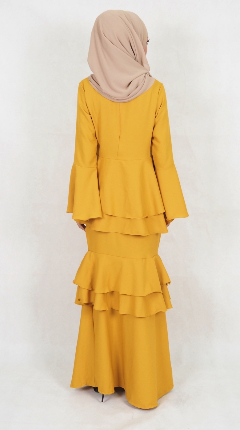 SW5032 Baju Kurung (Plus Size) Mustard