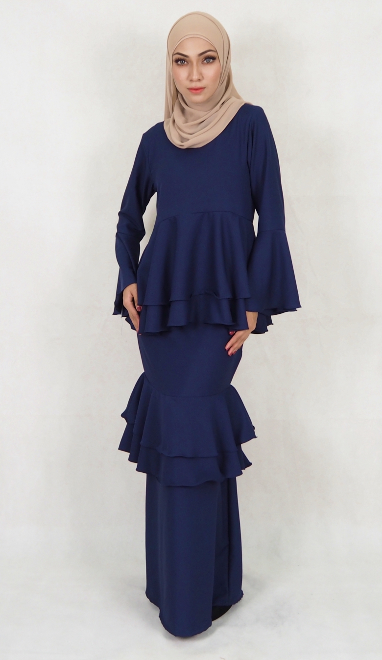 SW5032 Baju Kurung (Plus Size) Navy