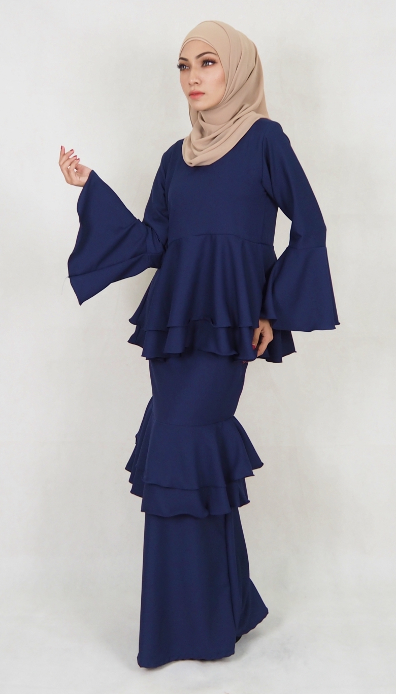SW5032 Baju Kurung (Plus Size) Navy