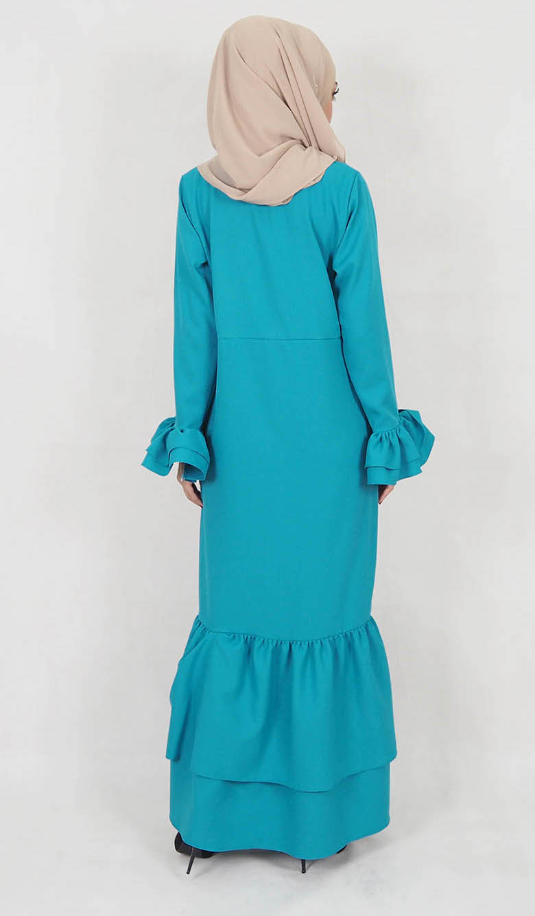 SW5036 Lovely Jubah (Plus Size) Dark Green