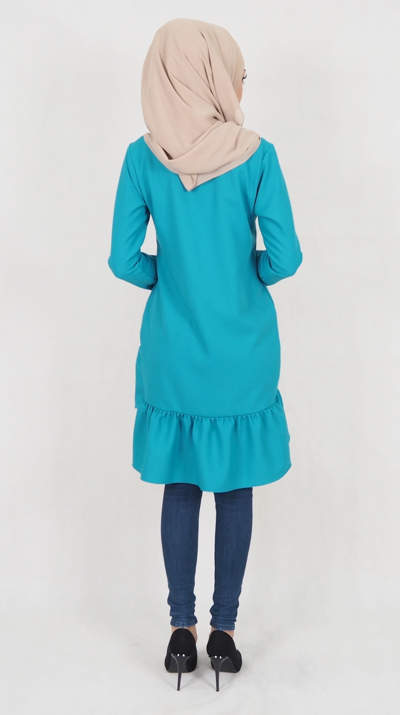 SW5038 Trendy Blouse (Plus Size) Dark Green