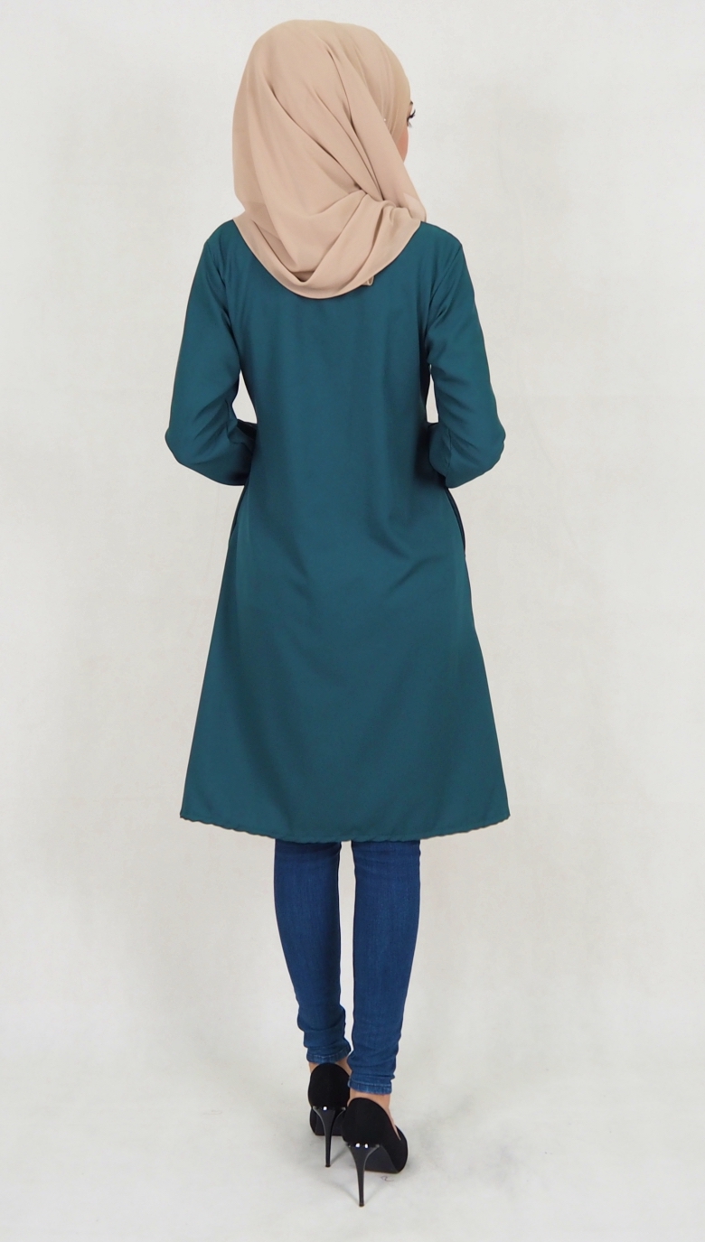 SW5039 Fashion Blouse (Plus Size) Emerald Green