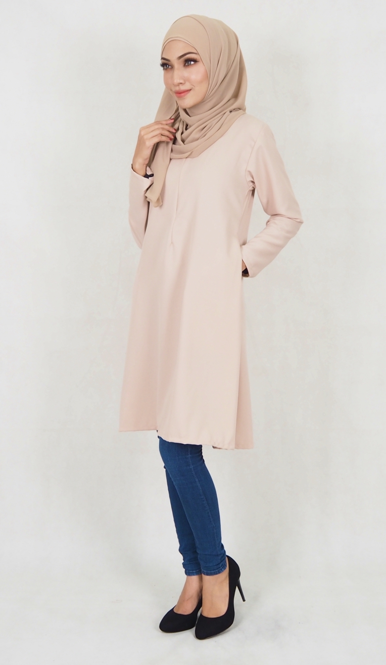 SW5040 Fashion Blouse (Plus Size) Cream