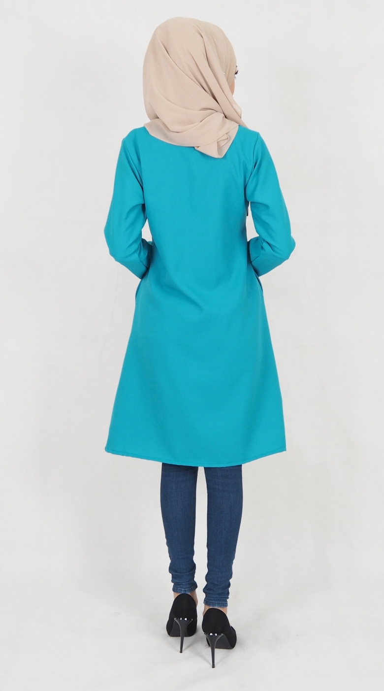 SW5040 Fashion Blouse (Plus Size) Dark Green