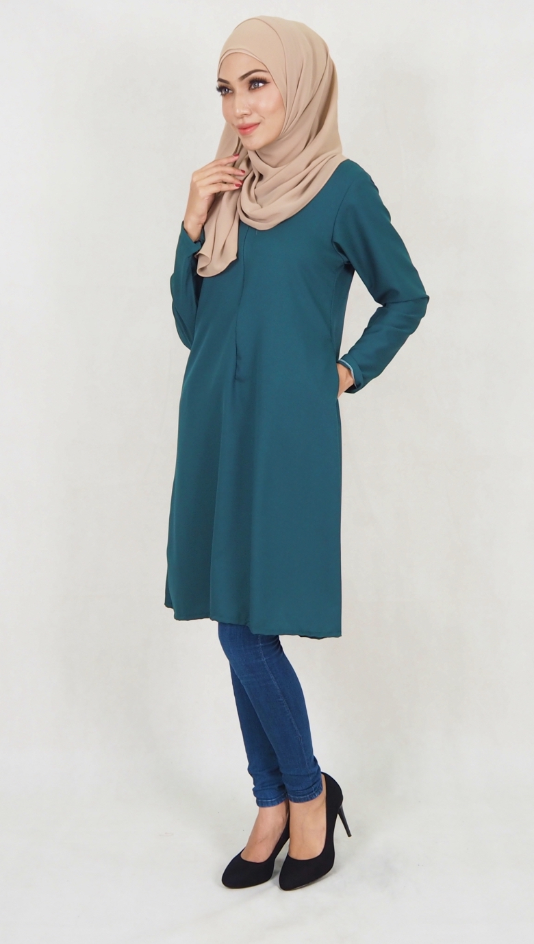 SW5040 Fashion Blouse (Plus Size) Emerald Green