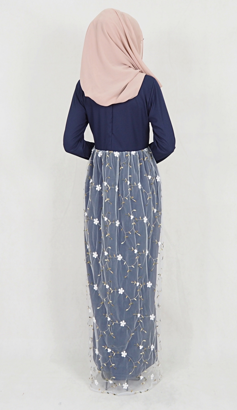 SW5041 Charming Jubah Navy