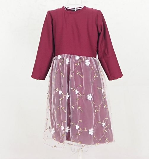 SW5044 Kid's Jubah Maroon