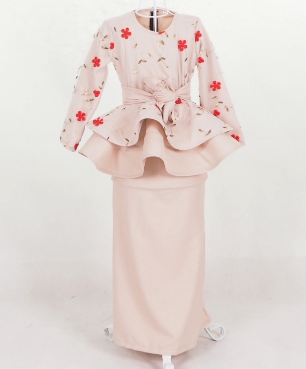 SW5046 Kid's Baju Kurung Cream