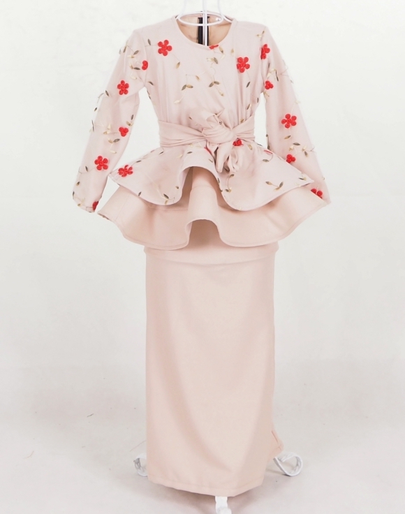 SW5047 Kid's Baju Kurung Cream