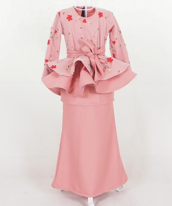 SW5047 Kid's Baju Kurung Dusty Pink
