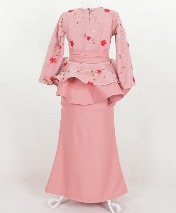 SW5047 Kid's Baju Kurung Dusty Pink