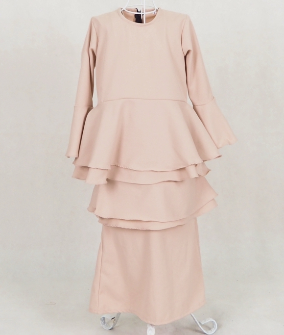SW5048 Kid's Baju Kurung Cream