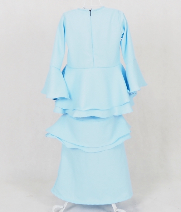 SW5048 Kid's Baju Kurung Light Blue