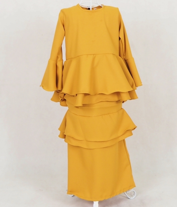 SW5048 Kid's Baju Kurung Mustard