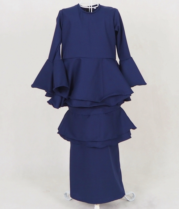 SW5048 Kid's Baju Kurung Navy