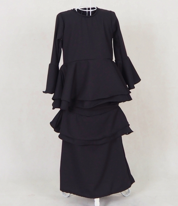 SW5049 Kid's Baju Kurung Black