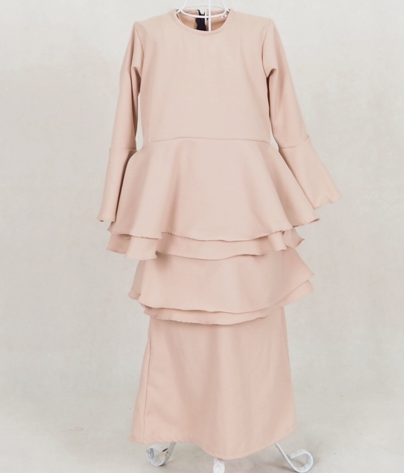 SW5049 Kid's Baju Kurung Cream