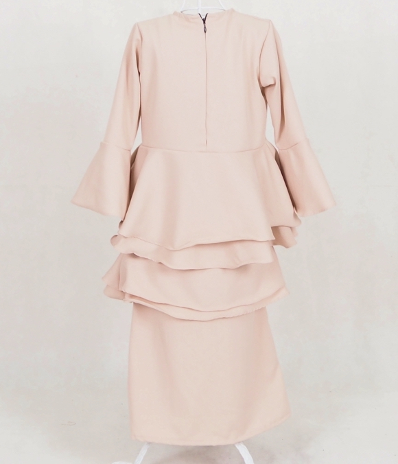 SW5049 Kid's Baju Kurung Cream