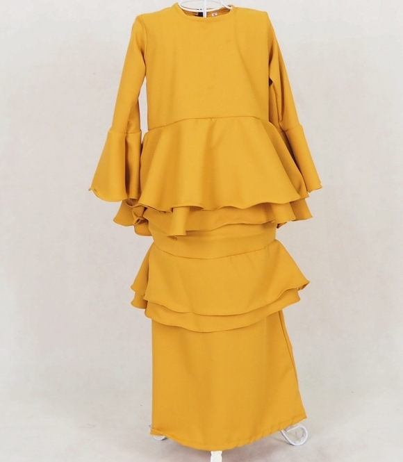 SW5049 Kid's Baju Kurung Mustard