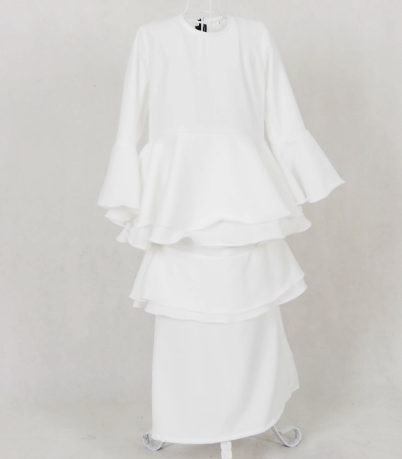 SW5049 Kid's Baju Kurung White