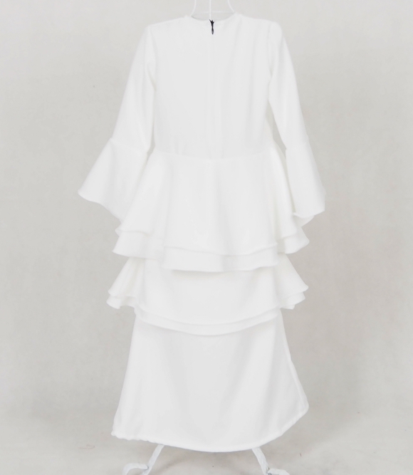 SW5049 Kid's Baju Kurung White