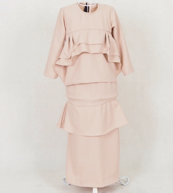 SW5050 Kid's Baju Kurung Cream
