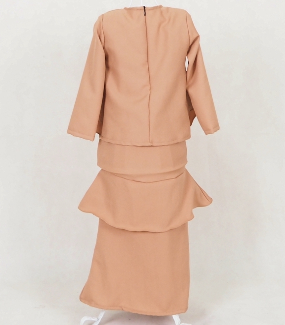 SW5050 Kid's Baju Kurung Dark Brown