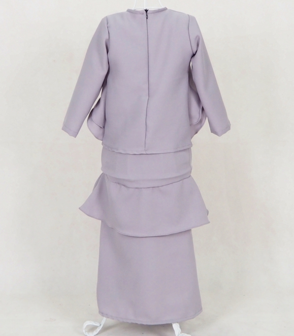 SW5050 Kid's Baju Kurung Grey