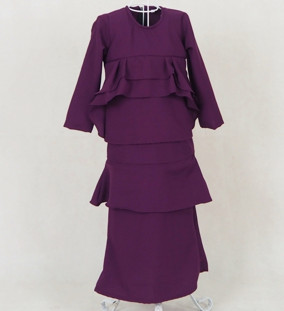 SW5050 Kid's Baju Kurung Purple
