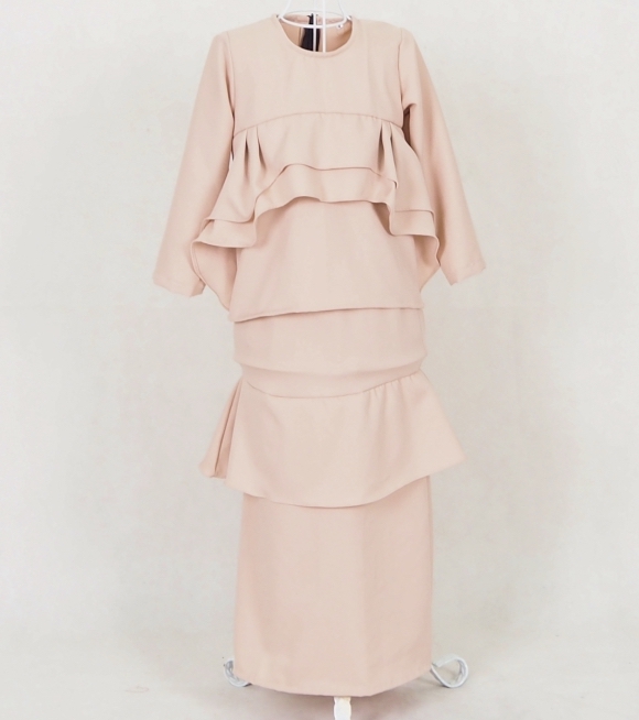 SW5051 Kid's Baju Kurung Cream