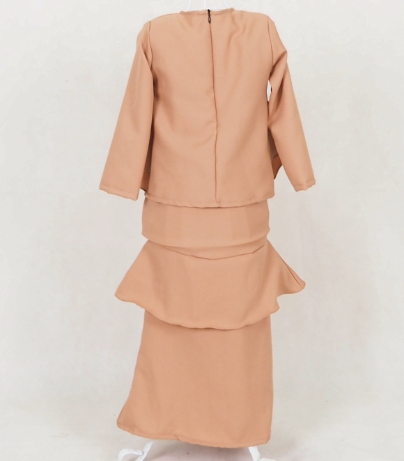 SW5051 Kid's Baju Kurung Dark Brown