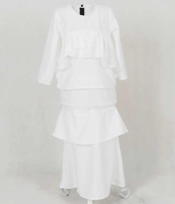 SW5051 Kid's Baju Kurung White