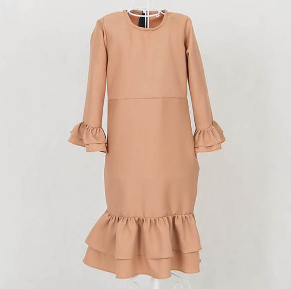 SW5052 Kid's Jubah Dark Brown