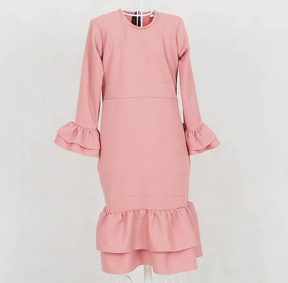 SW5052 Kid's Jubah Dusty Pink