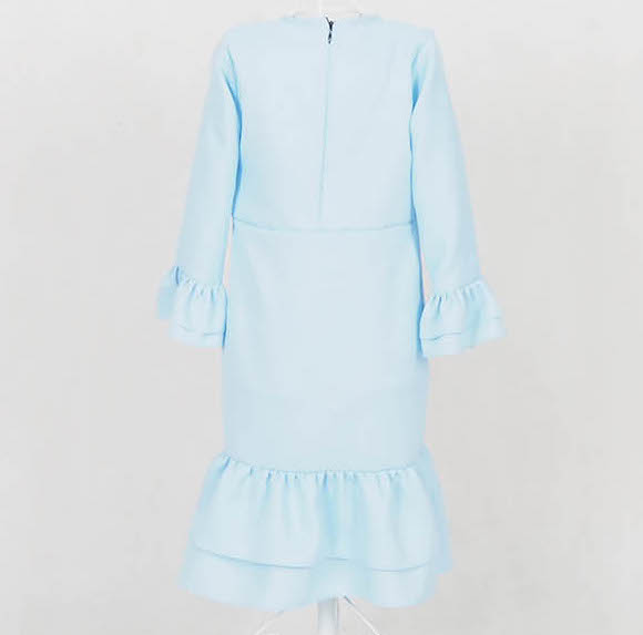 SW5052 Kid's Jubah Light Blue