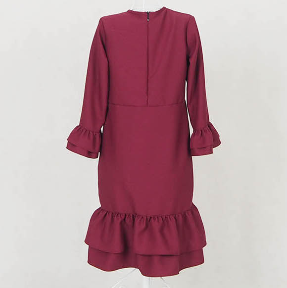SW5052 Kid's Jubah Maroon