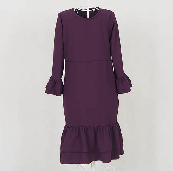 SW5052 Kid's Jubah Purple
