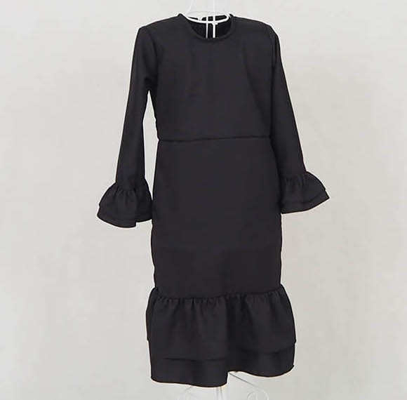 SW5053 Kid's Jubah Black