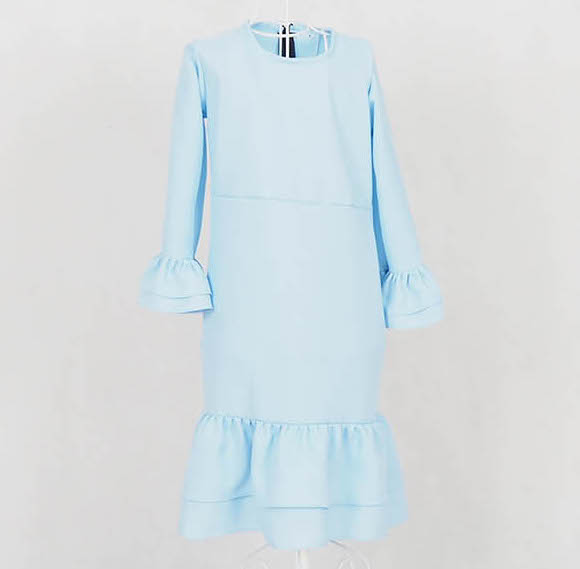 SW5053 Kid's Jubah Light Blue