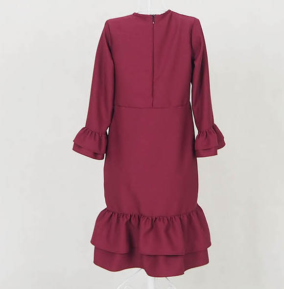 SW5053 Kid's Jubah Maroon