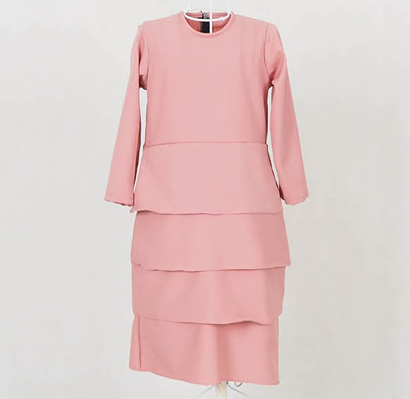 SW5054 Kid's Jubah Dusty Pink