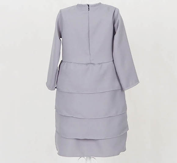 SW5054 Kid's Jubah Grey